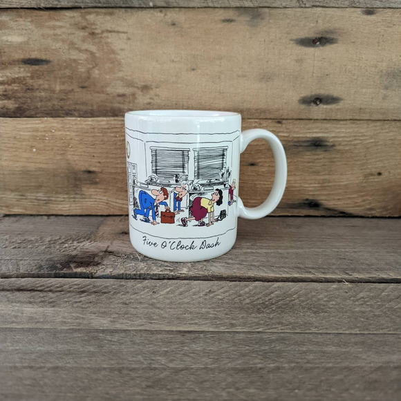 Vintage Nine O'clock Drag - Five O'clock Dash by Mugs - Hallmark Cards - Picture 3 of 9
